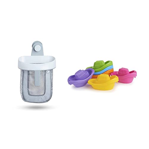 Munchkin® Bath Toy Scoop with 6pk Little Boat Train Bath Toy