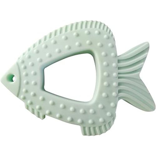 Baby Teether 3 M+,Chew Toys for Kids Boy Girl Biting Chewing Needs,Funny Fish Teether,Durable, Food Grade Silicone BPA-Free
