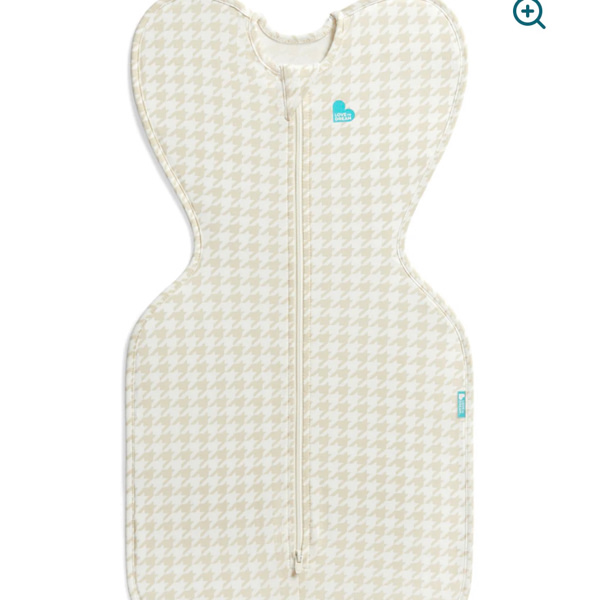 Swaddle Up™ 1.0 TOG Cotton Tan Houndstooth