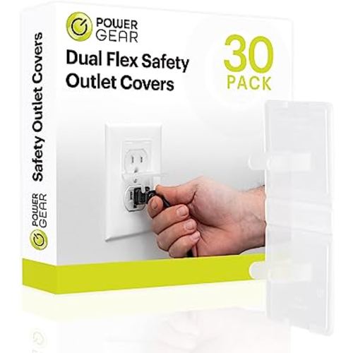 Power Gear 74749 Plastic Outlet, 30 Pack, Flexible Cover
