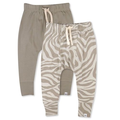 HonestBaby Multipack Honest Pants Joggers Pull on 100% Organic Cotton for Infant Baby and Toddler, Boys, Girls, Unisex