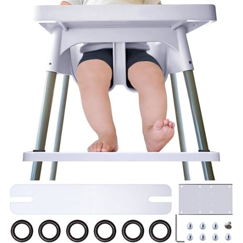 Adjustable Foot Rest for IKEA High Chair, Foot Rest for Baby Feet, High Chair Accessories Footrest Compatible with IKEA Antilop Highchair