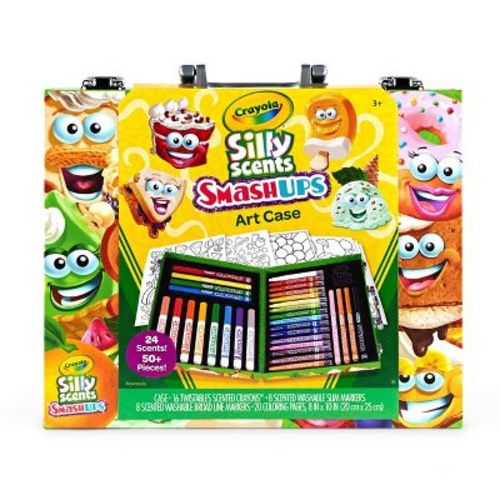 Crayola Mini Inspiration Art Case Silly Scents Smash Ups: Scented Crayons & Markers, Kids' School Supplies, Creative Kit