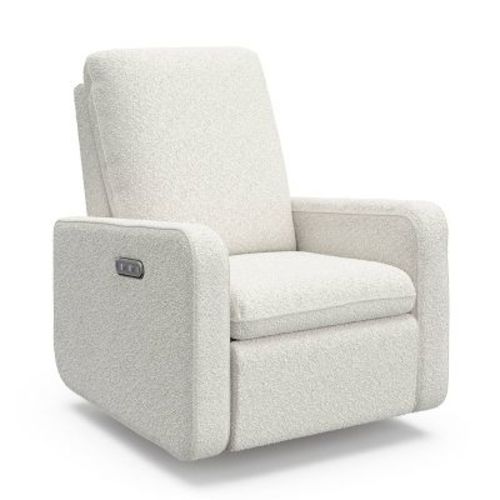 Graco Teddi Power Recliner Swivel Glider - Ivory Boucle