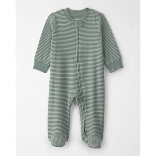 Baby Organic Cotton Ribbed Sleep & Play Pajamas in Stripes - Little Planet | Carter's