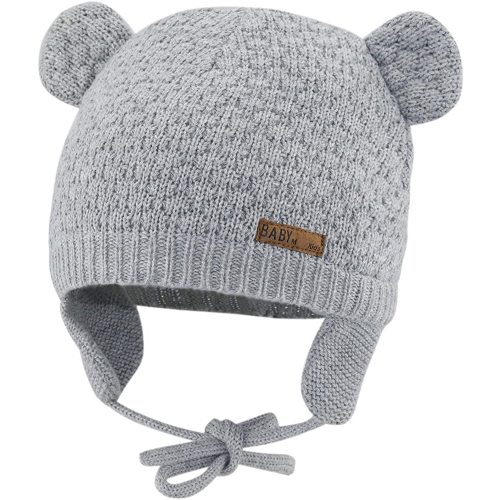 Bestjybt Baby Hat Cute Bear Infant Toddler Earflap Fleece Lined Beanie Warm Caps for Fall Winter