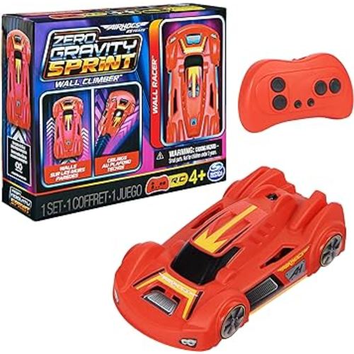 Amazon.com: Air Hogs, Zero Gravity Sprint RC Car Wall Climber, Red USB-C Rechargeable Indoor Wall Racer, Over 4-Inches, Kids Toys for Kids Ages 4 and up : Air Hogs: Toys & Games