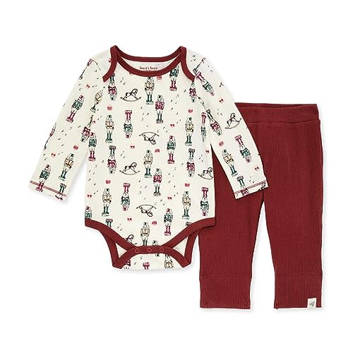 Burt's Bees Baby Unisex Bodysuit and Pant Set, 100% Organic Cotton