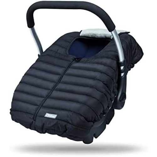 Orzbow Enfant Car Seat Covers - Cocoon Baby Cover for Boys & Girls, Rain & Snow Repellent, Breathable Windproof, Winter Protector, Center Zipper, Universal Fit for Infant Car Seat (0-12M) (Black)