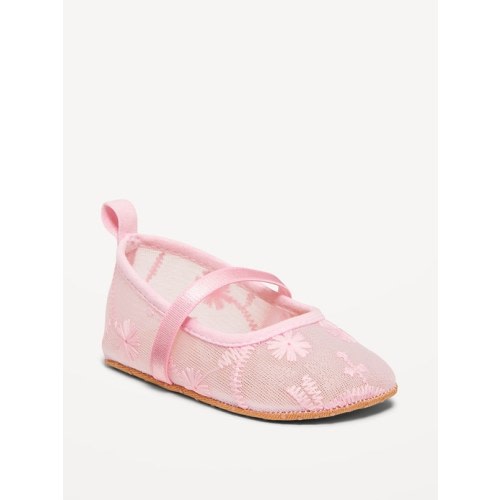 Embroidered Mesh Ballet Flats for Baby