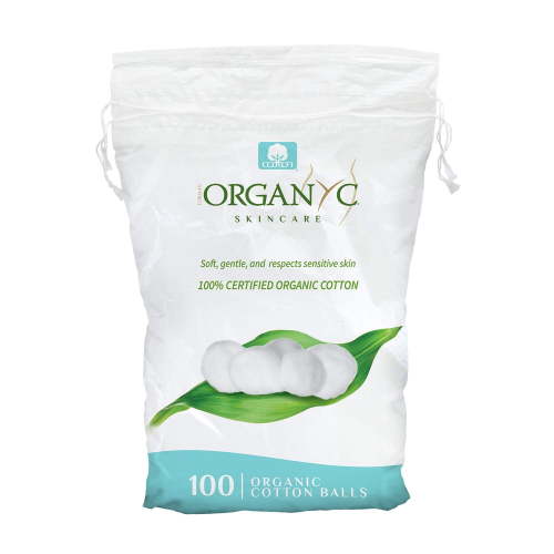 Corman Organyc Soft Certified Biodegradable Cotton Balls, 100 Count