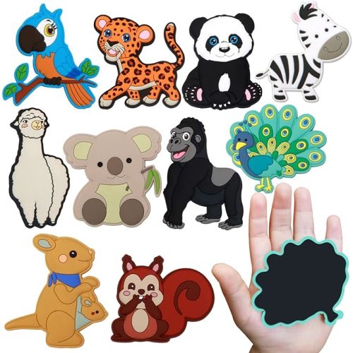 SUPINEEDO Fridge Magnet for Toddlers 1-3,Full Back Magnetic Cute Magnets | Animals Refrigerator Magnets for Kids,Toddler Toy, Educational Learning Toy for Babies, Gift for Children