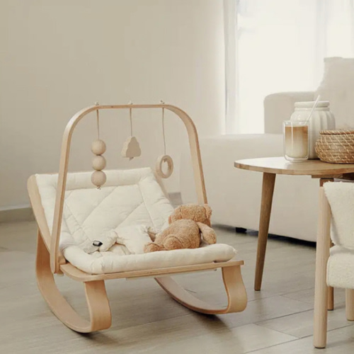 LEVO Baby Rocker in natural wood – Charlie Crane Paris