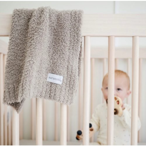 Saranoni Bamboni Mini Blanket - Taupe