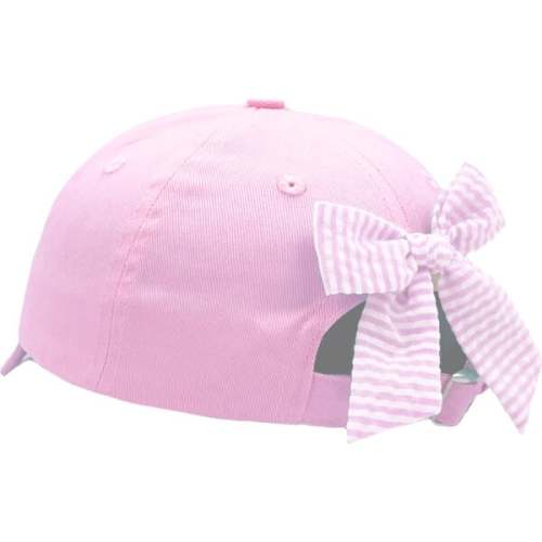 Pony Bow Baseball Hat, Pink - Bits & Bows | Maisonette
