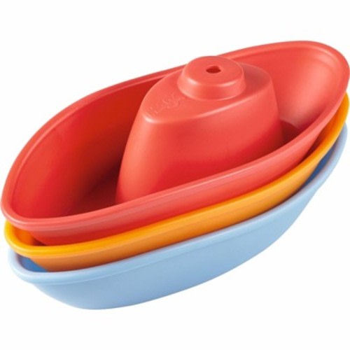 Haba Stacking Boat Set - 3 Piece Play Set For Bath Or Pool