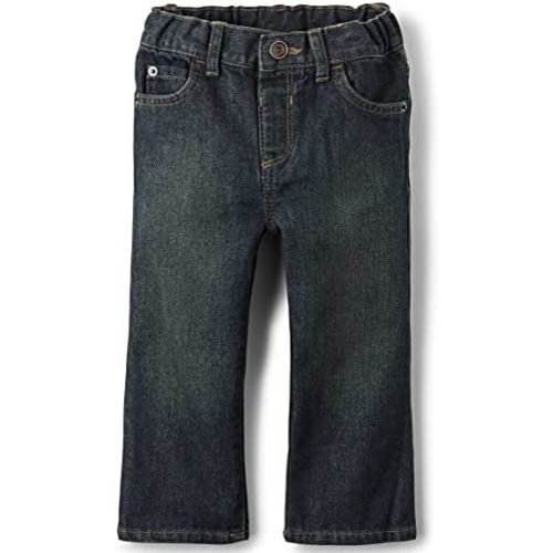 The Children's Place Baby and Toddler Boys' Basic Bootcut Jeans