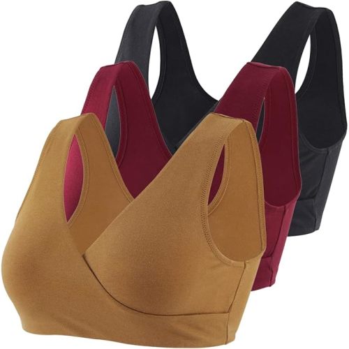 Cotton Wireless Nursing Bras
