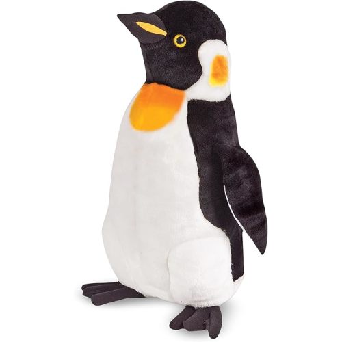 Melissa & Doug Giant Penguin - Lifelike Stuffed Animal (nearly 2 feet tall) Large