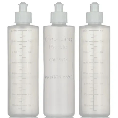 Perineal Lavette Irrigation Bottle for Postpartum Care - After-Birth Essentials for Mom to Soothe and Clean Perineal Area - Premium Portable Bidet for Women - 8OZ (Pack of 3)