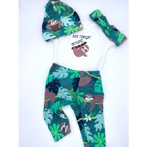 Sloth just Hangin Around Onesie With - Etsy