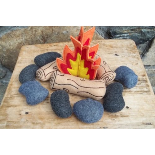 On Sale Felt Campfire Teepee Toy Room Decor Pretend Play Photo - Etsy
