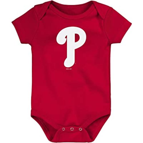 MLB Newborn & Infants 0-24 Months Primary Logo Onesie Bodysuit Romper