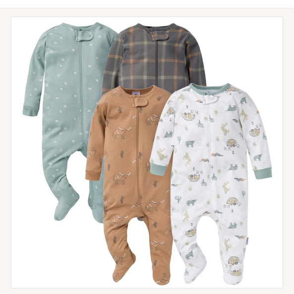 4-Pack Baby Boys Camping Sleep 'N Plays – Gerber Childrenswear