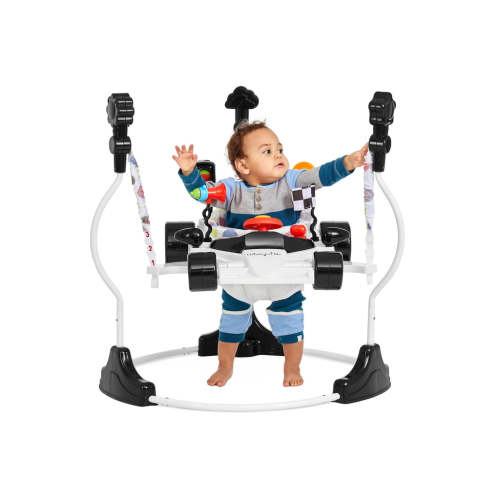 Dream On Me Champ 2-in-1 Activity Center & Bouncer in White