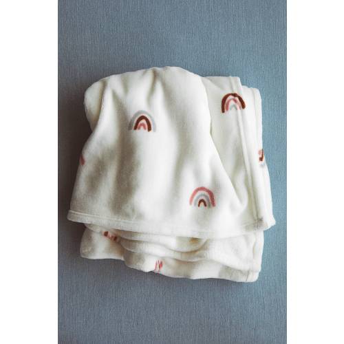 PATTERNED FLEECE THROW