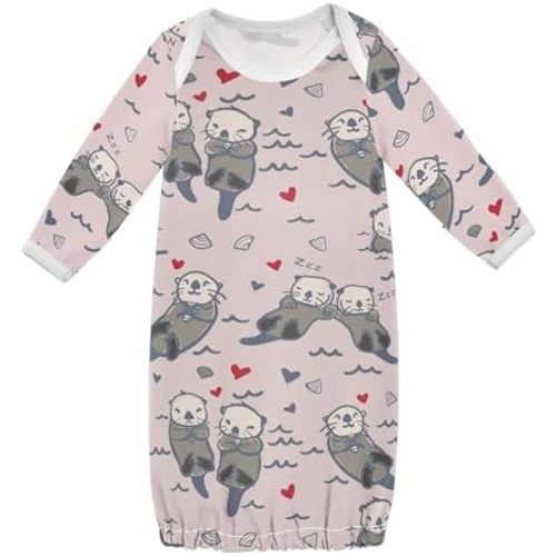 Baby Boy Girl Sleeper Gown Cotton Nightgowns Clothes
