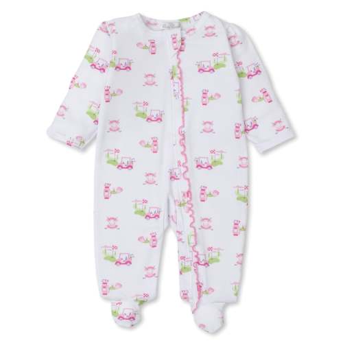 Kissy Golf Club Pink Zip Footie