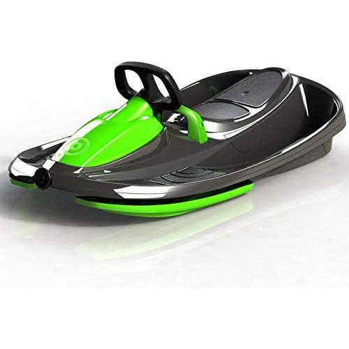 Gizmo Riders Stratos Snow Bobsled for Kids- 2 Person Steerable Snow Sled for Ages 3 and Up