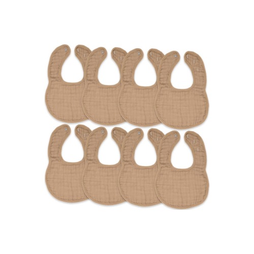 Muslin Bibs - Pack of 8