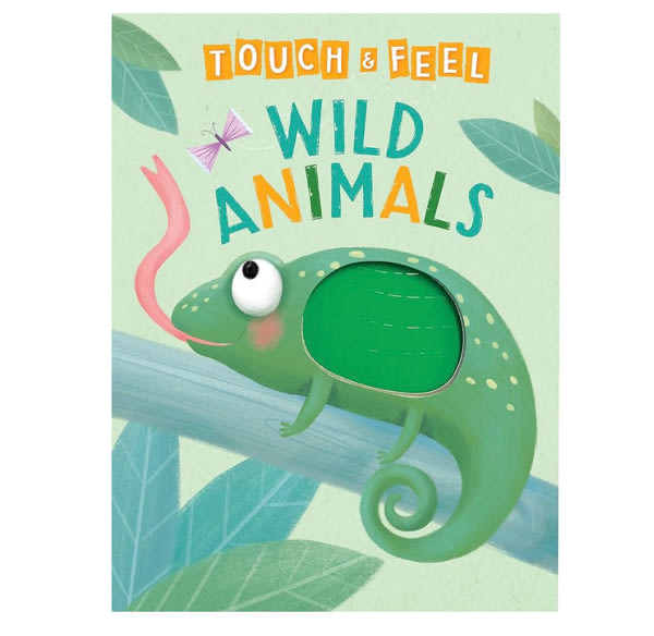 Wild Animals: A Touch and Feel Book - Children's Board Book - Educational
