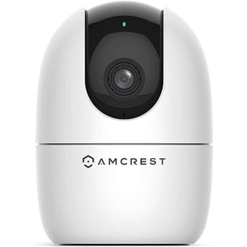 Amcrest 1080P WiFi Camera Indoor, Nanny Cam, Dog Camera, Sound & Baby Monitor, Human & Pet Detection, Motion-Tracking, Phone App, Pan/Tilt Wireless IP Camera, Night Vision, Smart Home ASH21-W
