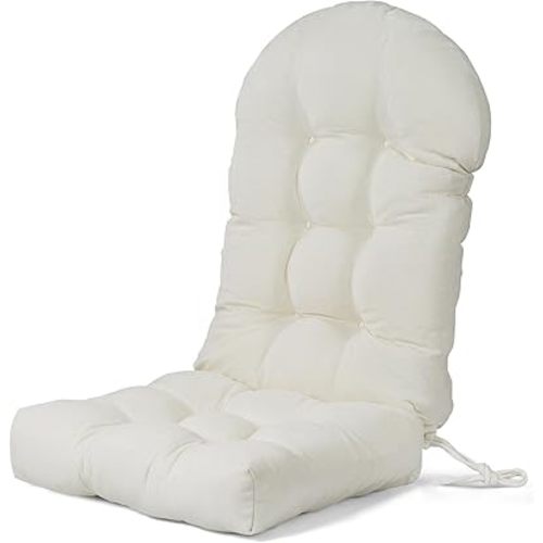 Rocking Chair Cushions Set - Non-Slip Adirondack Chair Cushions with Ties Indoor/Outdoor Rocking Chair Pad for Living Room, Bedroom, Balcony, Office