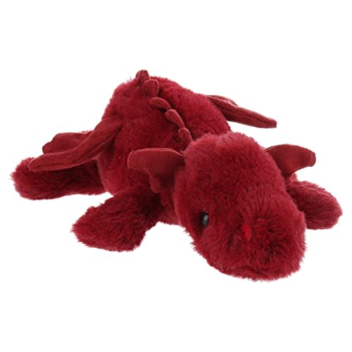 Apricot Lamb Toys Plush Plum Lying Dragon Dinosaur Stuffed Animal Soft Cuddly Perfect for Child (Red Dragon,15 Inches)