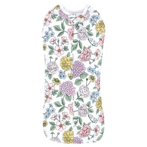 Hudson Baby Infant Girl Sleep Pod, Vintage Blossom, 0-2 Months
