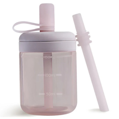 Silicone Training Cup with Straw
