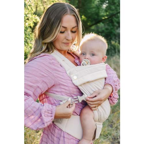 Coco Cream - Cotton Linen Baby Carrier (7-35 lbs) – Coco Carriers