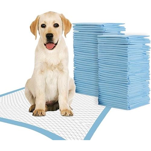 TBM Puppy Pads 100 Count - 23.6" x 23.6" - Super Absorbent Pee Pads for Dogs - Premium Leak-Proof - Pets Potty Training Essentials - Disposable Quick- Dry Pads for Puppies | Cats | Rabbits