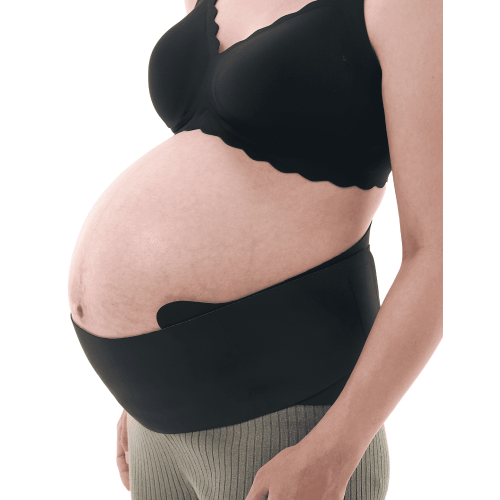Momcozy Belly Bands for Pregnant Women, Hospital-Grade Pregnancy Belly Band with Ergonest Back Support & Breathable Fabric – One-Piece Adjustable Maternity Belt for Abdomen, Pelvic, Back Pain Relief