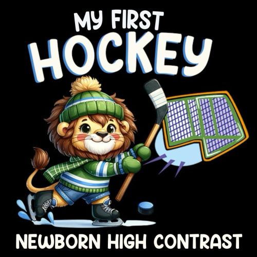 My first Hockey Baby Book: The Ultimate Hockey Themed Newborn high contrast, Black and White Sport Images about Discover Mind-Blowing, Educational, ... 0-12 Months | Perfect For Ice Hockey Fans