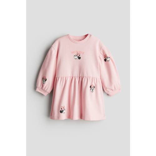 PRINTED SWEATSHIRT DRESS