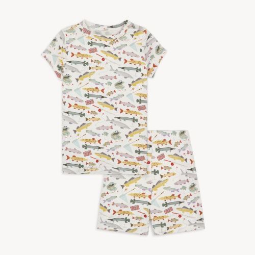 reel good time modal magnetic no drama pajama short sleeve short set – Magnetic Me