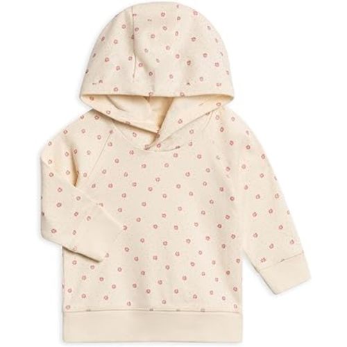 Colored Organics - Organic Cotton Long Sleeve Baby & Toddler Hoodie Pullover Shirt - Boy & Girl Clothing