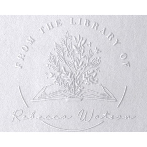 Pickled Stamps Custom 'From the Library of' Book Embosser