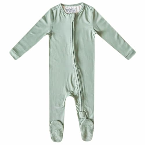 Copper Pearl, Zip-up Footie, Solids