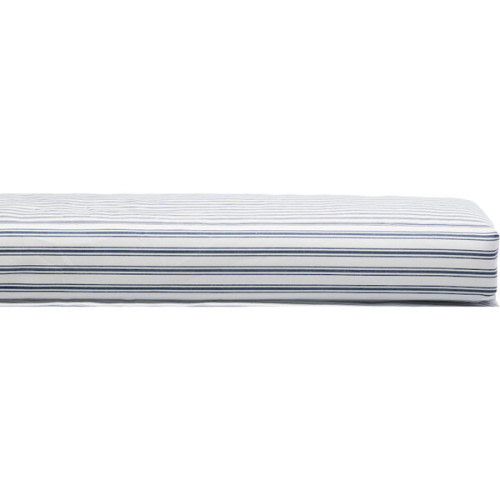 Crib Sheet, Navy French Ticking - Petite Plume | Maisonette